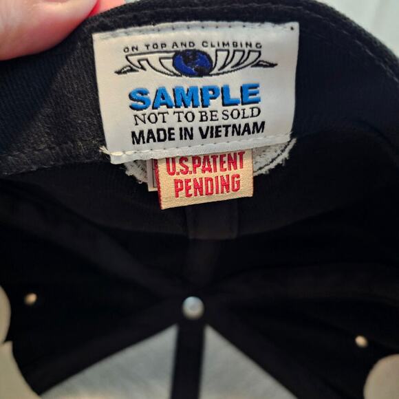 Vintage Georgia Bulldogs Fitted Hat Cap Black Gray Spell Out UGA Embroidered TOW - Picture 8 of 9